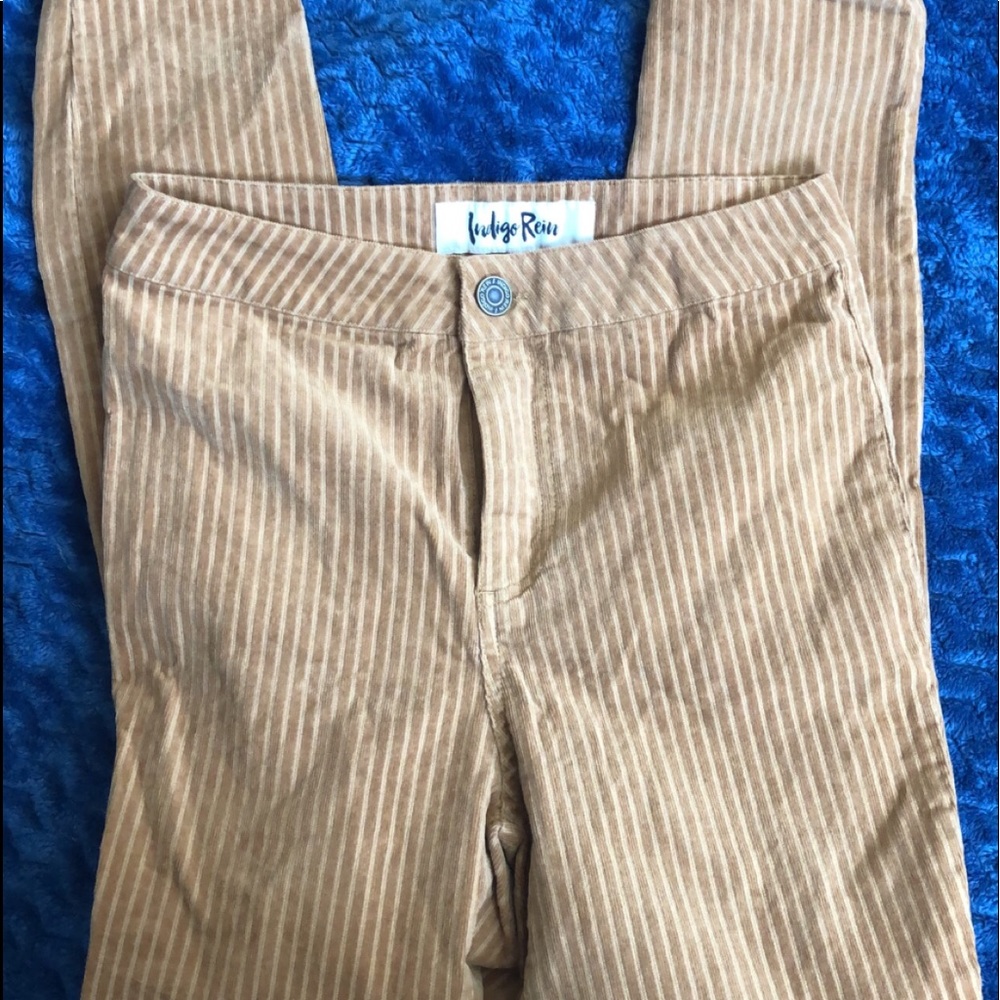 yellow corduroy pants